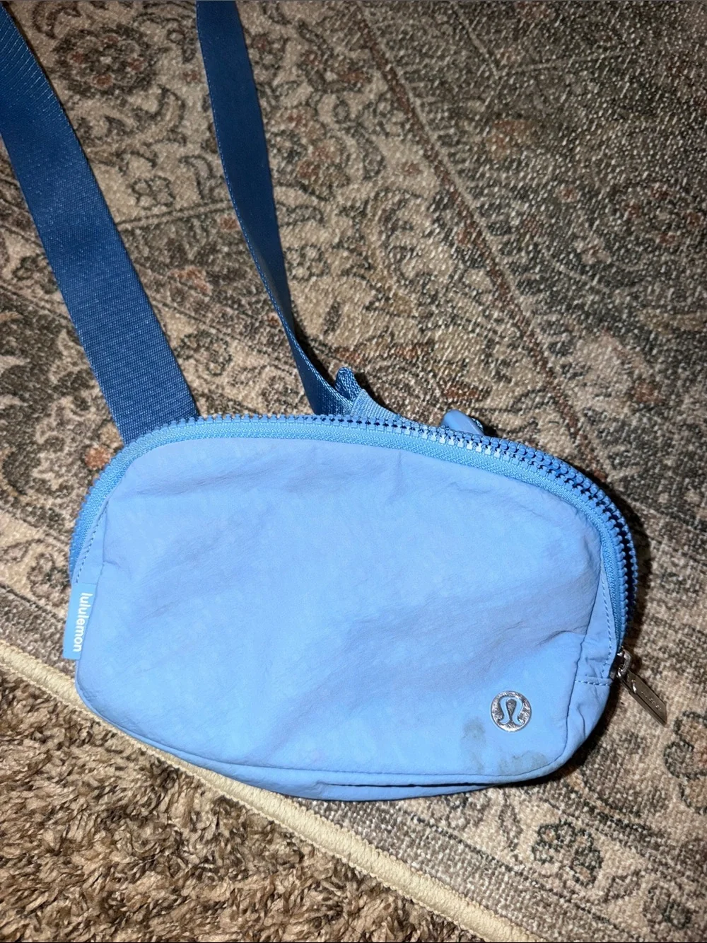 lululemon athletica Sky Blue Crossbody Pouch